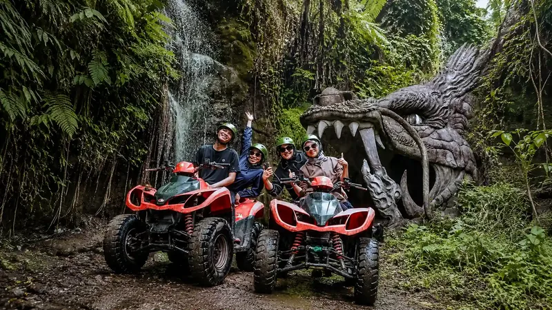 Dragon Cave entrance at Green Bali Adventure